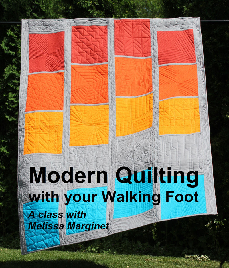 Modern Quilting with your Walking Foot - Zoom