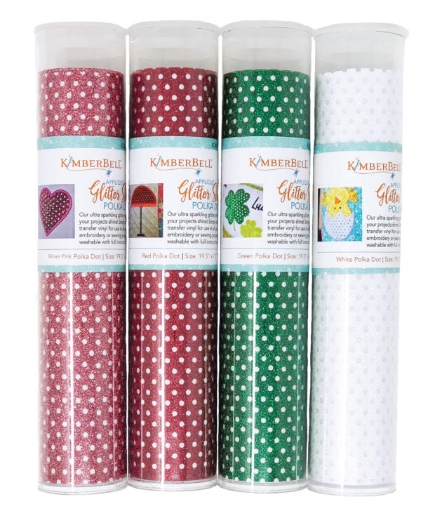 Kimberbell Applique Glitter Sheet - Polka Dot