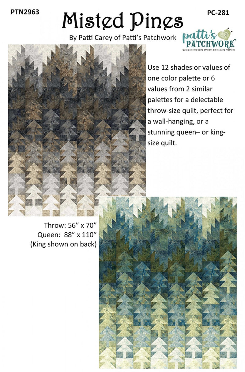 Misted Pines Pattern - Patti Carey - PC-281