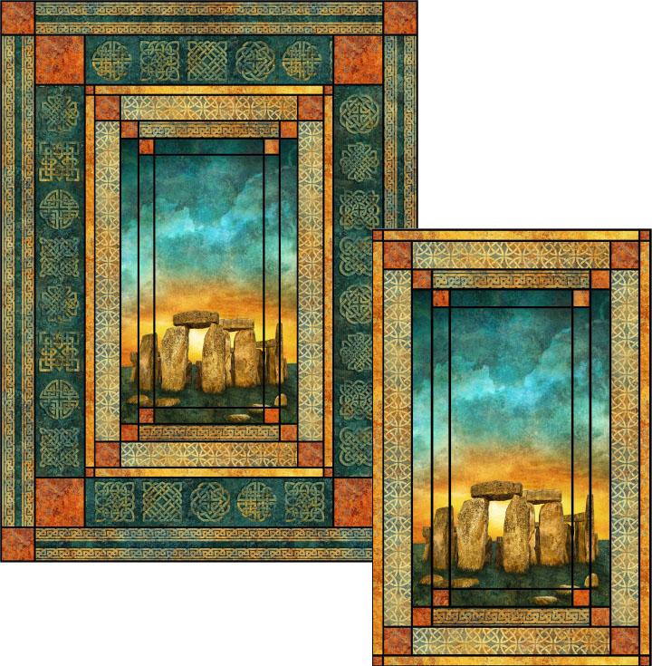 Stonehenge Solstice - Stained Glass Pattern PTN2440-10