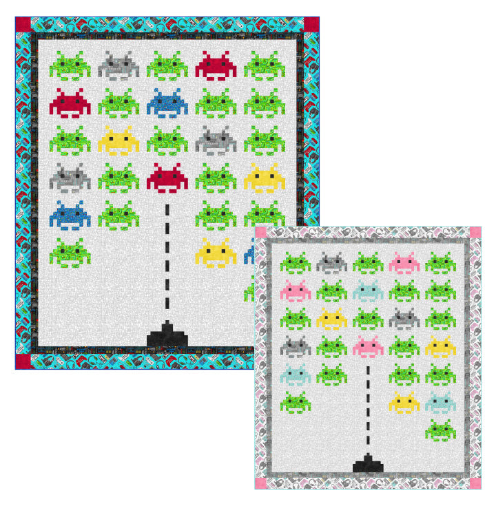 Invaders Pattern - Gaming Zone - PTN2888
