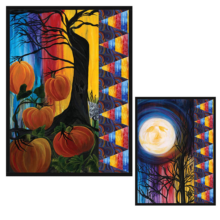 Carving Pumpkins - Harvest Moon Quilt Kit