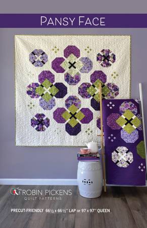Pansy Face Quilt Pattern - Robin Pickens