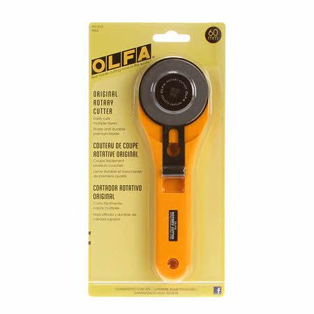 Olfa Deluxe Straight Handle Rotary Cutter 60mm