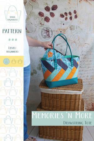 Memories N More Drawstring Tote