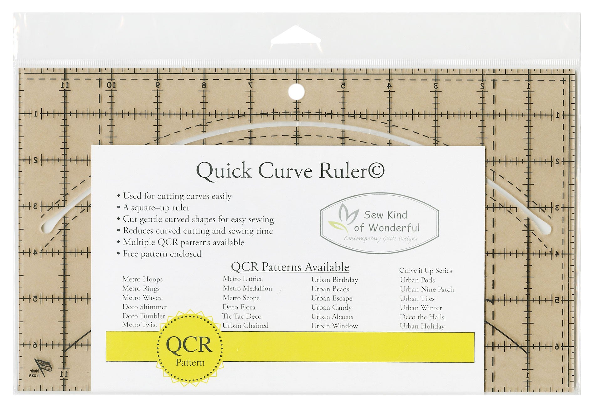 Sew Kind of Wonderful Quick Curve Ruler