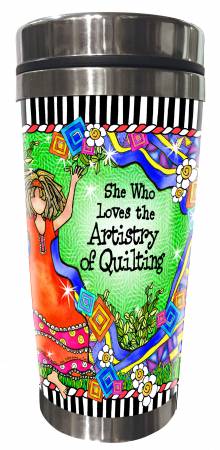 Quilt Artistry Stainless Steel Tumbler - Suzy Toronto