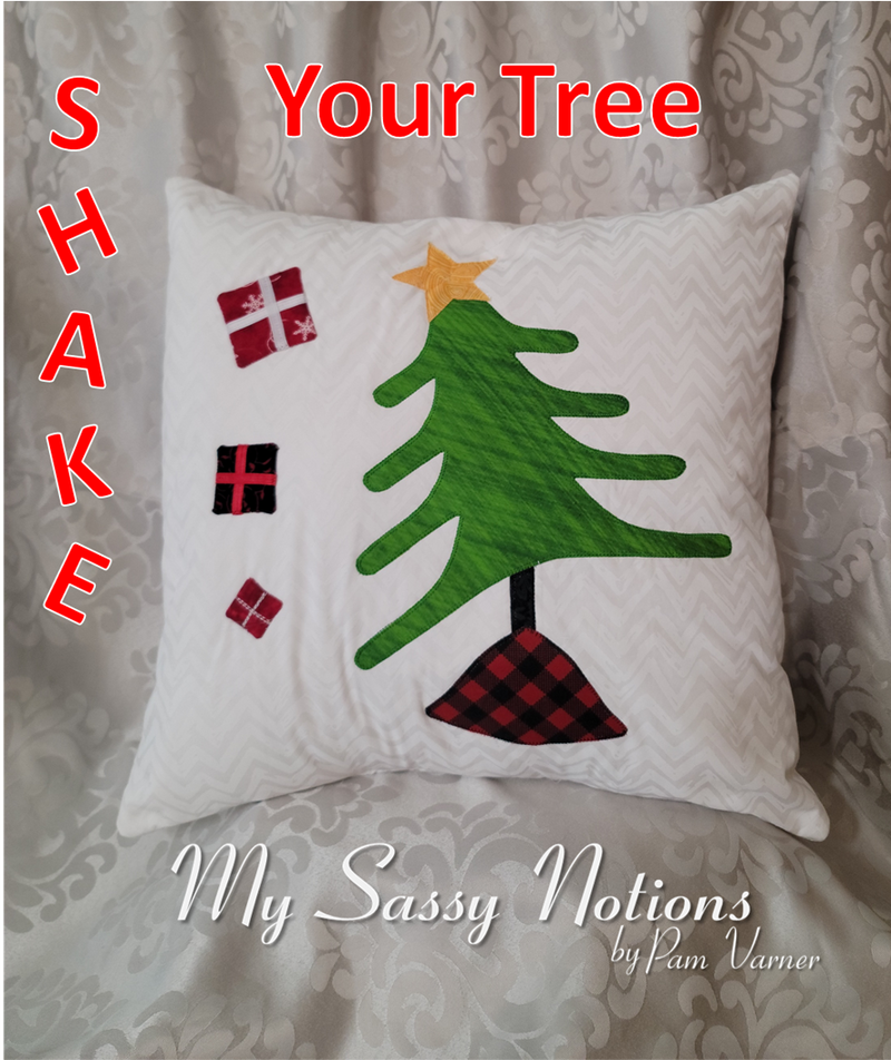 Shake your Tree Applique Pillow - Virtual Class
