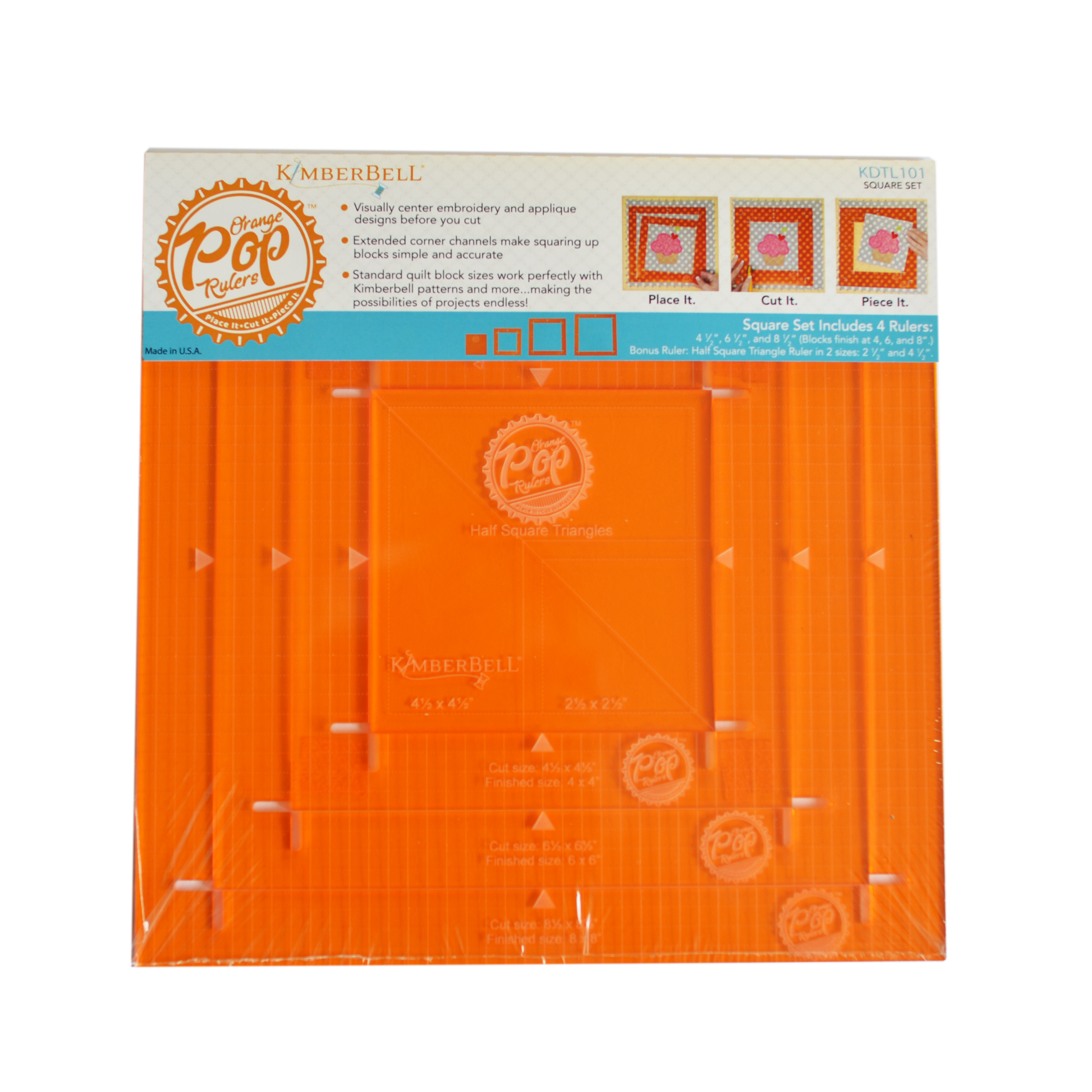 Orange Pop Rulers