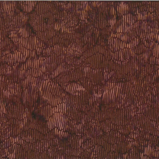 Hoffman Cafe Au Lait - Mahogany - Bali Batiks - 2391-551