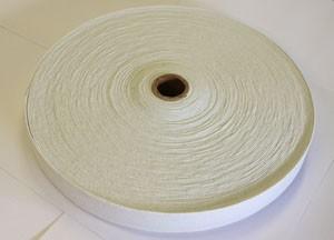 Poly Braid Elastic White, 25MM (1")