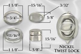 5/8" (16mm) Twist Lock