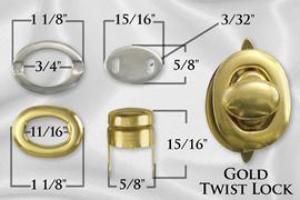 5/8" (16mm) Twist Lock