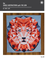 Violet Craft - The Jungle Abstractions Quilt: The Lion   Abstractions Quilt