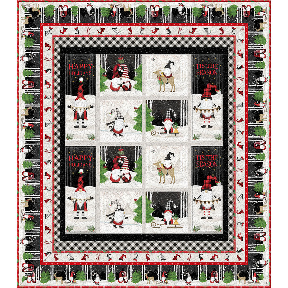 Gnome Antics Quilt Pattern (download)