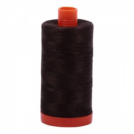 Aurifil Thread #1130 Solid Very Dark Bark