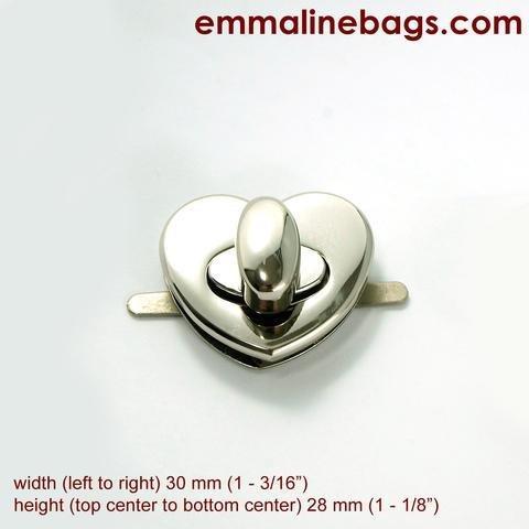 Emmaline Heart Twist Lock