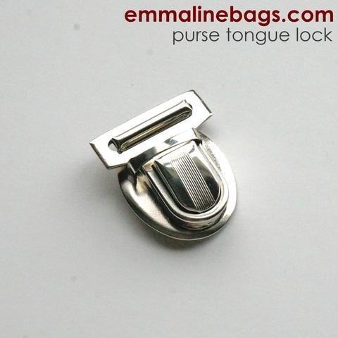 Emmaline Tongue Lock - In Nickel Finish