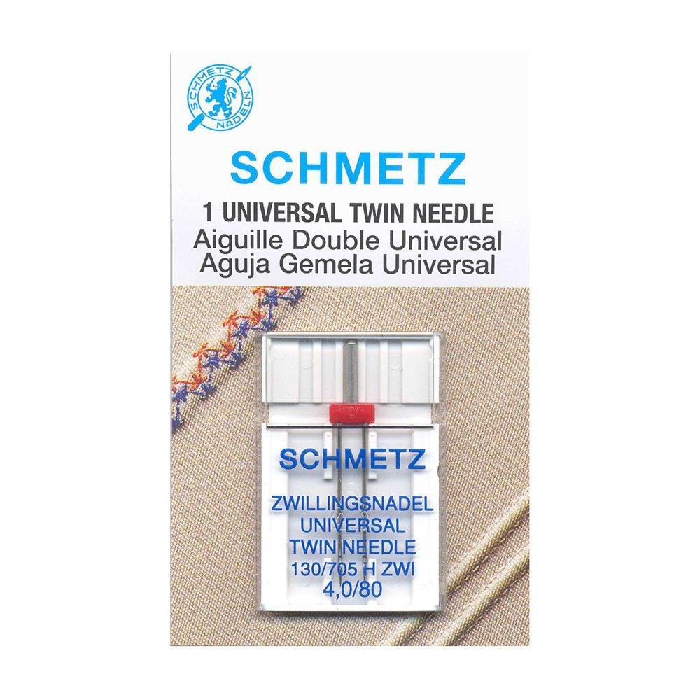 SCHMETZ #1794 Universal Twin Needle Carded - 80/12 - 4.0mm - 1 count