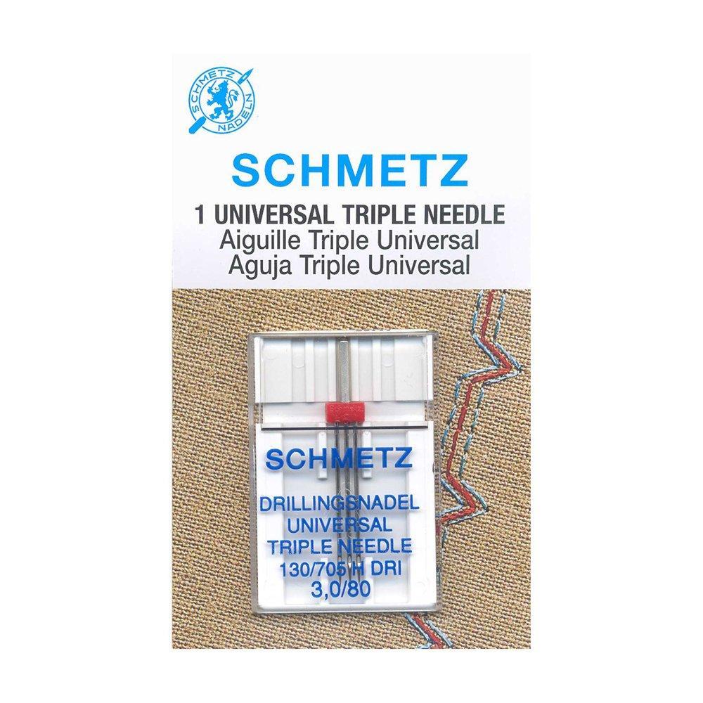 SCHMETZ #1797 Universal Triple Needle Carded - 80/12 - 3.0mm - 1 count