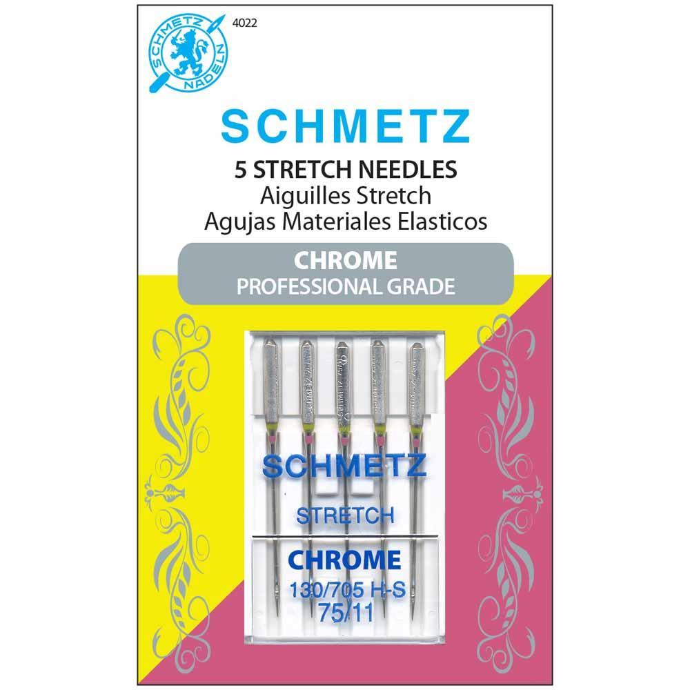 SCHMETZ #4022 Chrome Stretch - 75/11 - 5 count