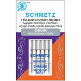 SCHMETZ #4030 Chrome Microtex - 80/12 - 5 count