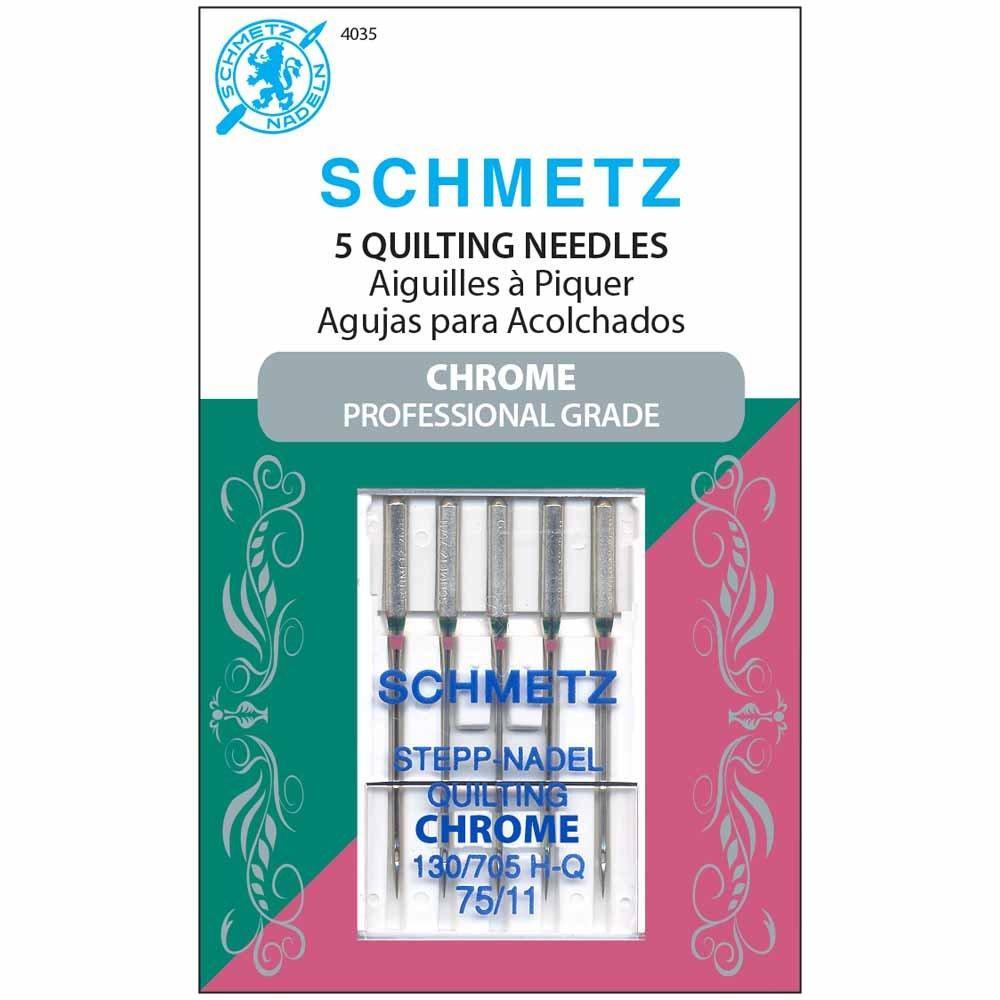 SCHMETZ #4035 Chrome Quilting - 75/11 - 5 count