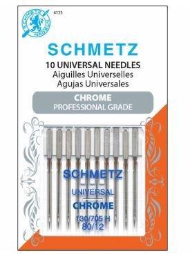 SCHMETZ #4133 Chrome Universal - 80/12 10 count