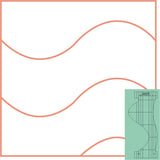 Westalee Back to back Templates 3"x1/2" 3"x2 1/2" Design