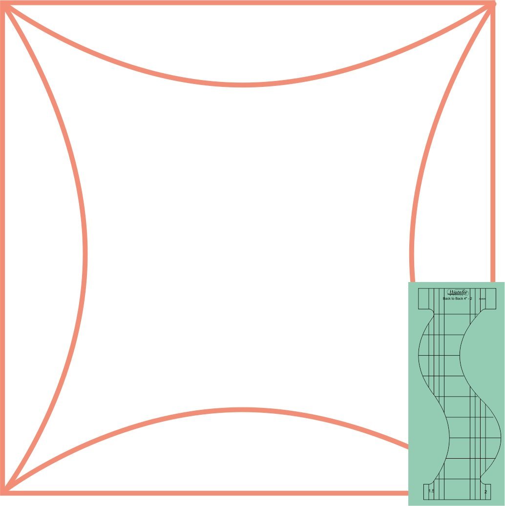 4x 2 Pattern Westalee Back to back Templates 4