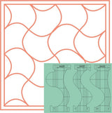 Westalee Back to back Templates 3"x1" 3"x3" 3"x1 1/2" 3"x2" 3"x2 1/2" 3"x1/2" Design