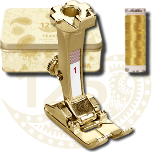 Bernina #1 Foot - Gold 125 yr Celebration foot