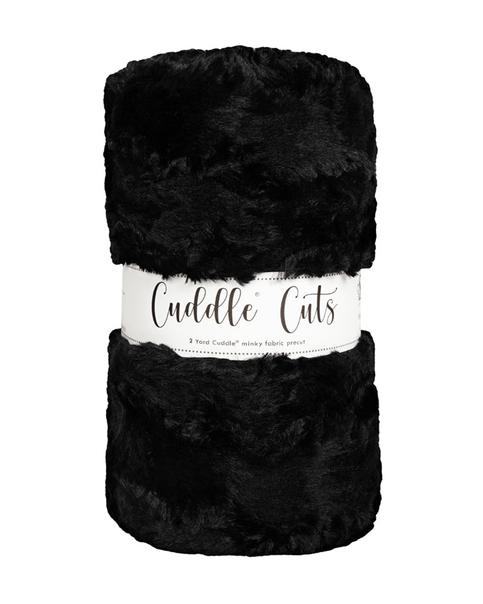 Luxe Cuddle Cut 2Yd - Glacier Black - 2 Yard Cut