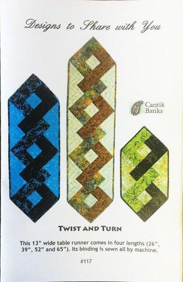 Twist and Turn Table Runner Pattern