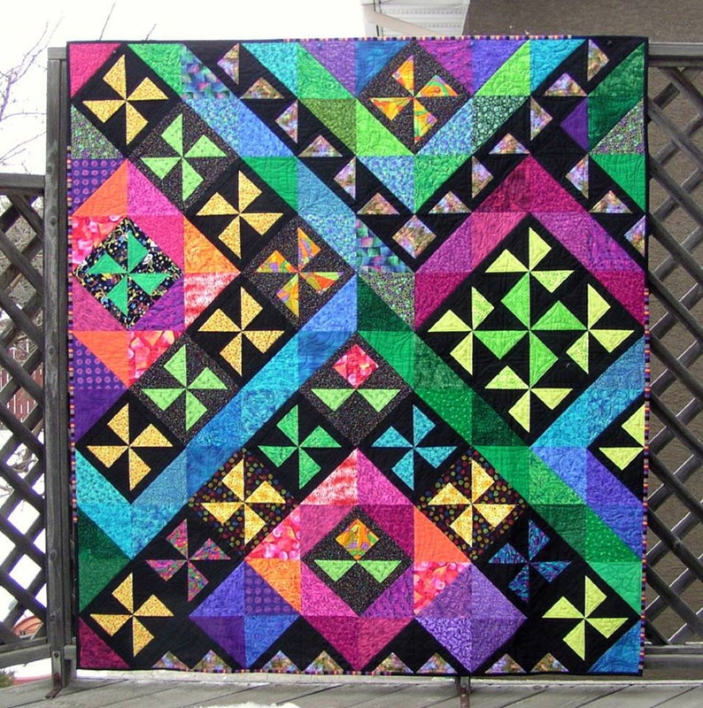 Pinwheels & Posies - JB Quilt Designs