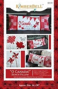 Kimberbell O' Canada Bench Pillow