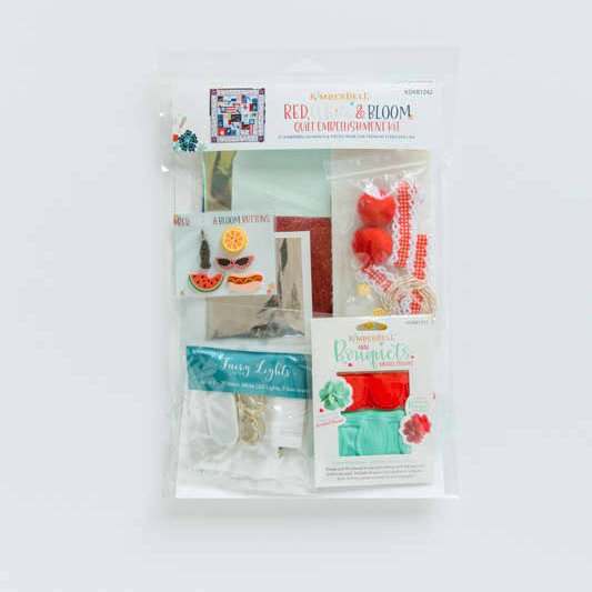 Kimberbell Red, White & Bloom Embellishment Bundle