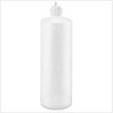 Natural Cylinder Bottles - 32 oz Flip Top Cap