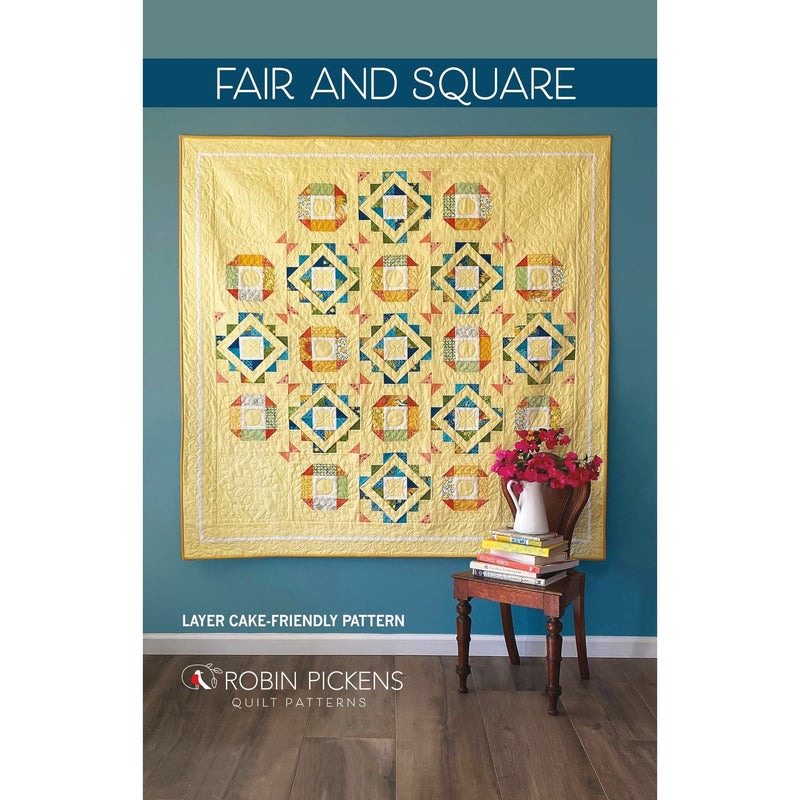 Fair and Square Quilt Pattern by Robin Pickens