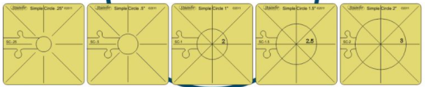 Westalee by Sew Steady - Simple Circles Template