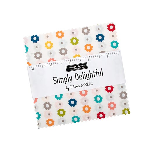 Sherri & Chelsi - Moda - Simply Delightful - Charm Packs - 37640PP