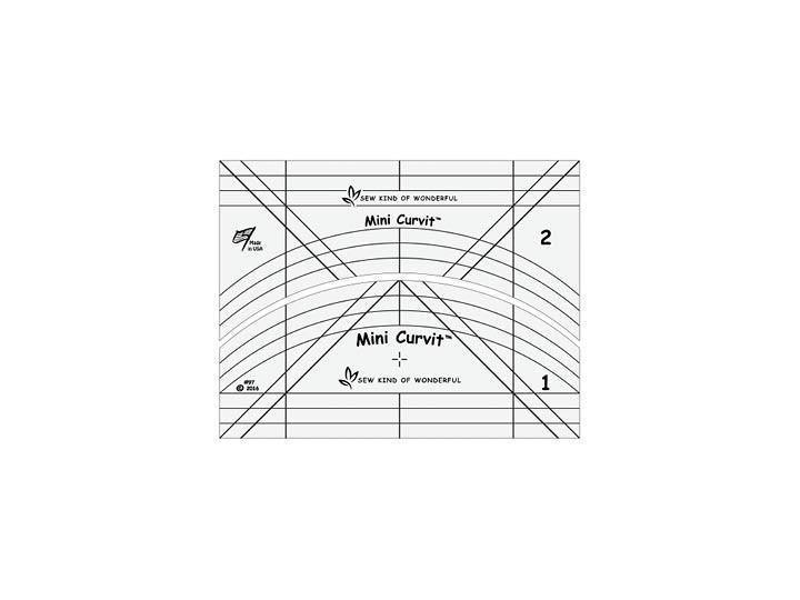 Sew Kind of Wonderful - QCR Curve It Ruler MINI for Longarm Quilting