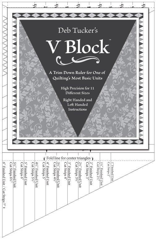 Deb Tucker V-Block Ruler