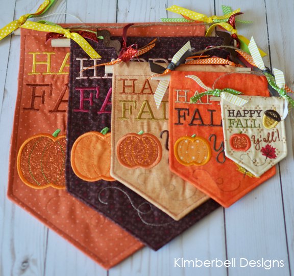 Kimberbell Pennants & Banners: Happy Fall Y’All