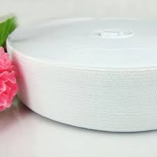 2" Elastic White